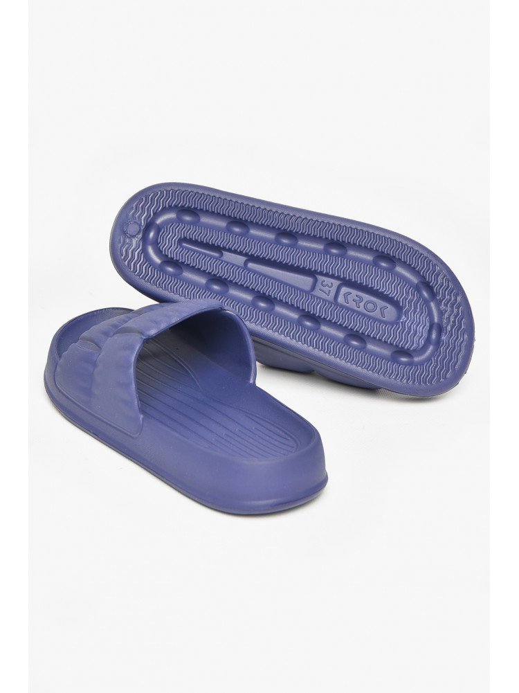 Шлепанцы пена женские синего цвета С-95 212265C