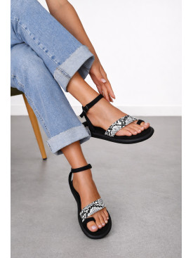 Босоножки женские чорного цвета W 710-19 212266C