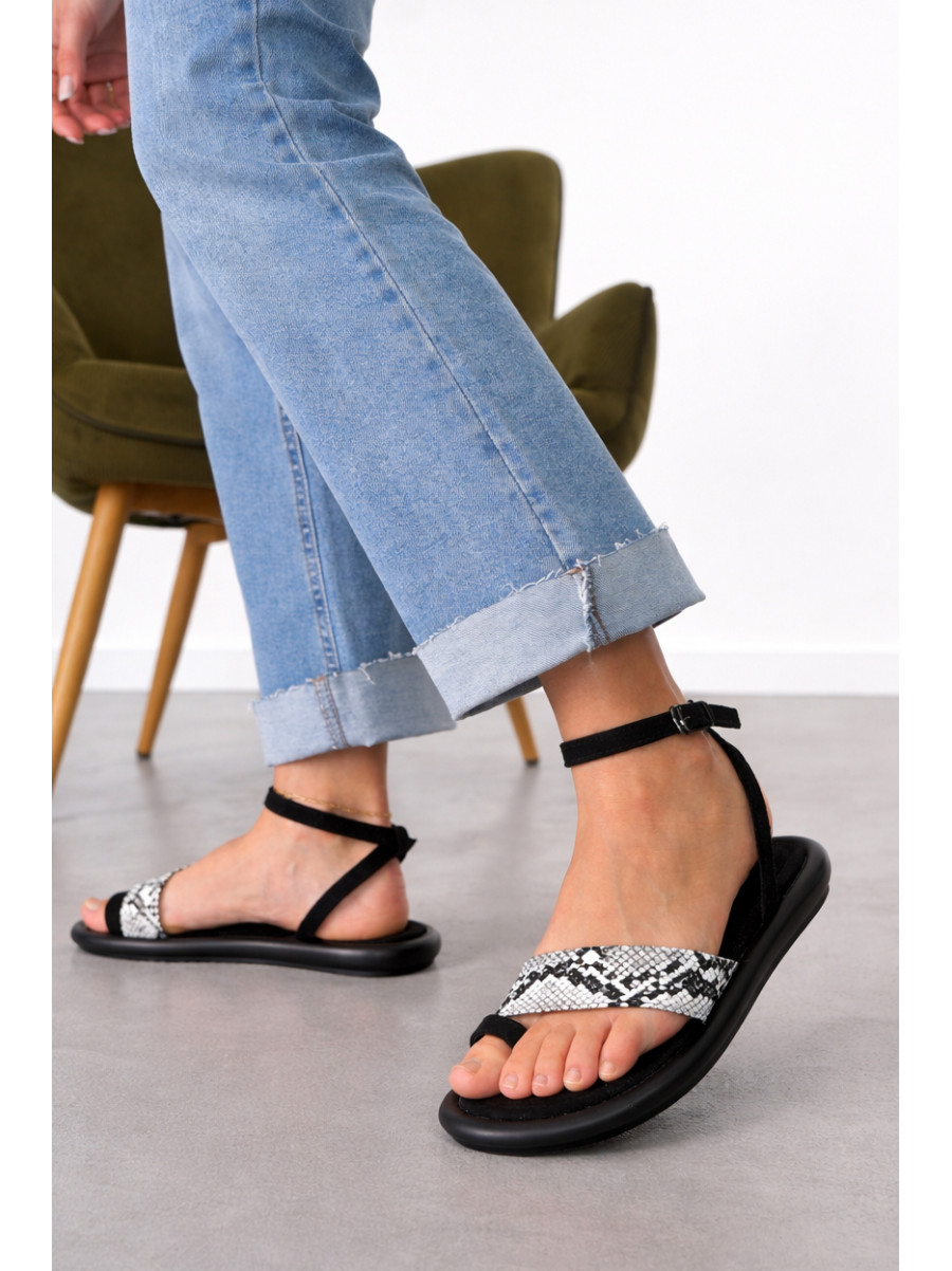 Босоножки женские чорного цвета W 710-19 212266C