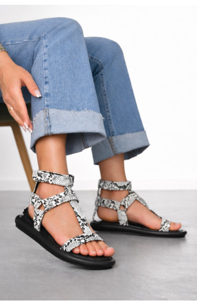 Босоножки женские чорно-белого цвета W 2260-16 212268C