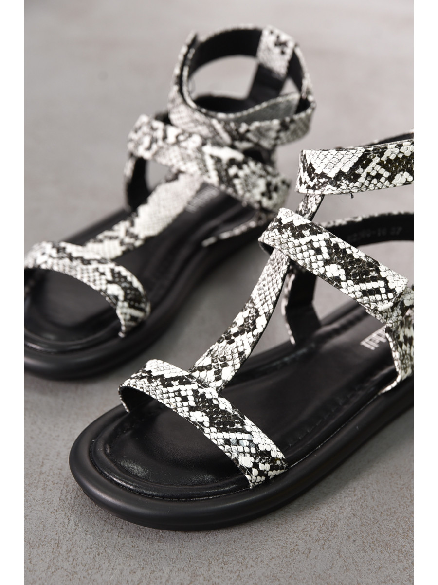 Босоножки женские чорно-белого цвета W 2260-16 212268C