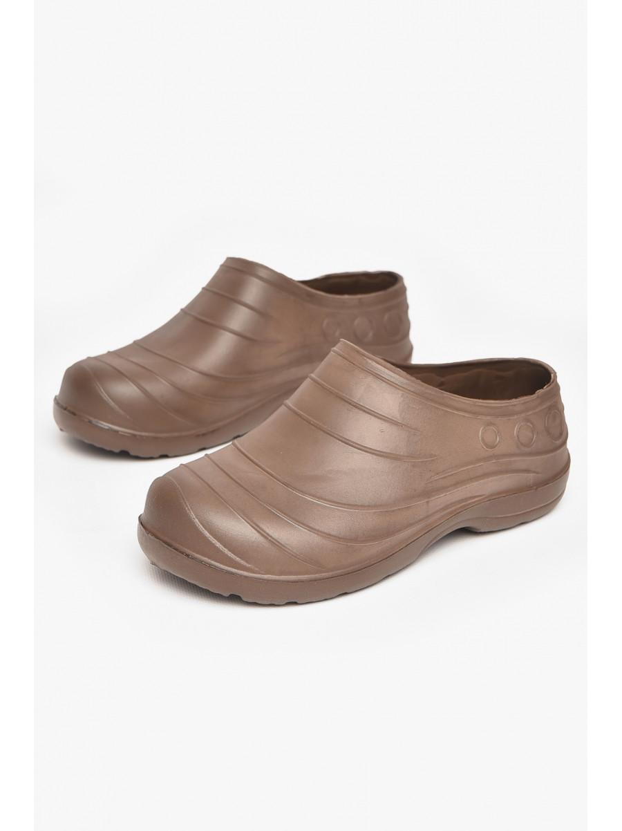 Галоши женские коричневого цвета Б-06 212271C