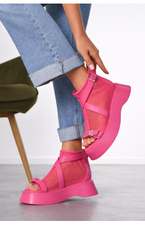 Босоножки женские малинового цвета S6657-5 212275C