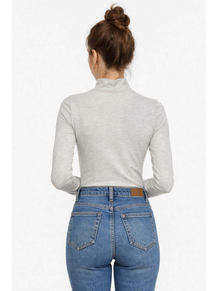 Боди женское однотонное серого цвета 1008 212328C