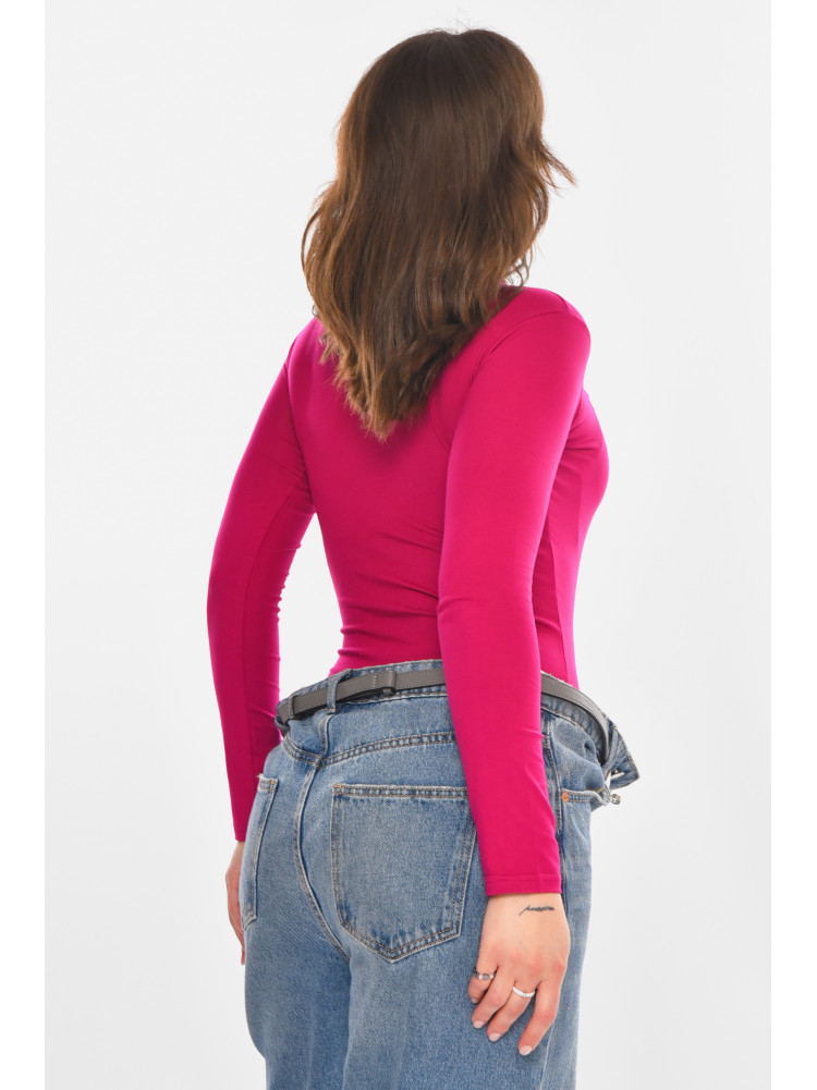 Боді жіноче однотонне малинового кольору 1008 212329C