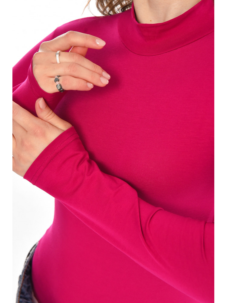 Боді жіноче однотонне малинового кольору 1008 212329C