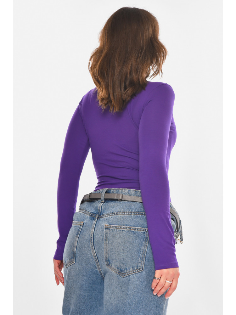 Боді жіноче однотонне фіолетового кольору 1008 212330C