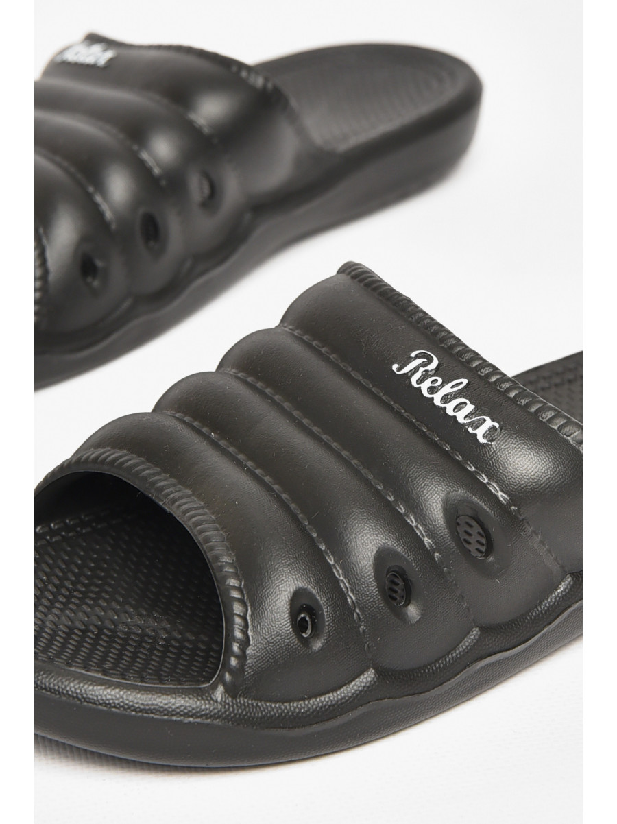 Шлепанцы пена женские черного цвета DS-66 212334C