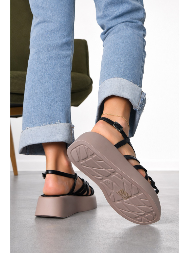 Босоножки женские черного цвета Т7020-22 212343C