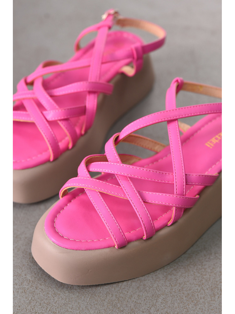 Босоножки женские розового цвета Т7020-27 212344C