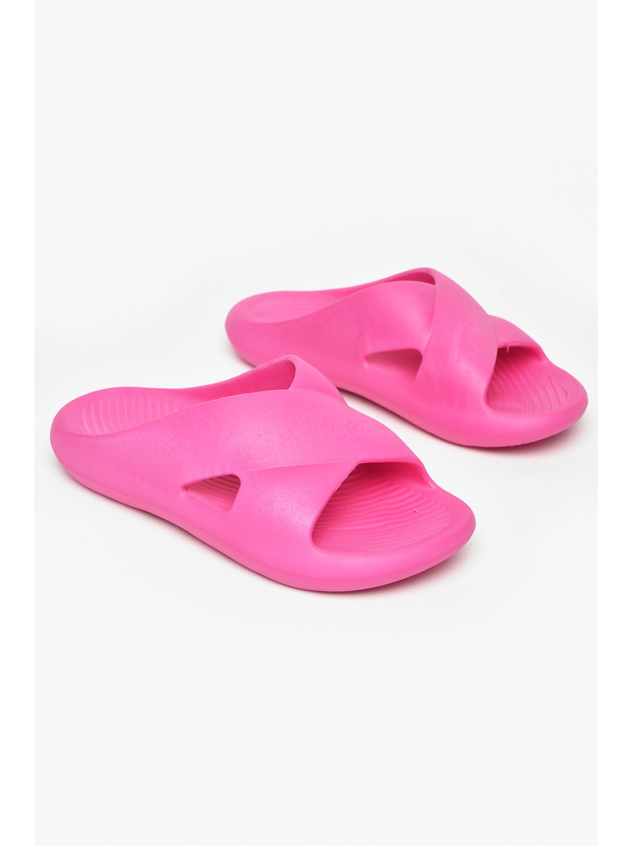 Шлепанцы пена женские малинового цвета 5065-2 212360C