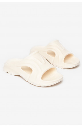 Шлепанцы пена женские молочного цвета 5075-2 212361C