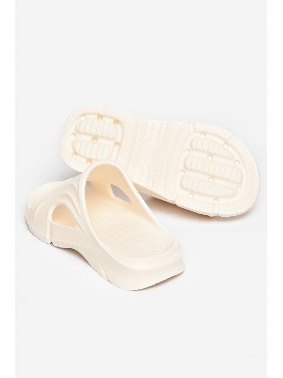 Шлепанцы пена женские молочного цвета 5075-2 212361C