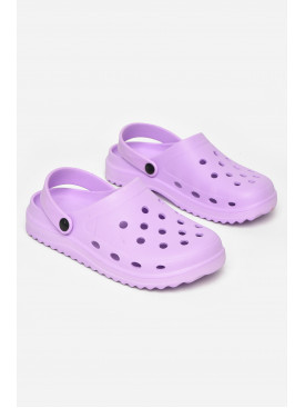 Кроксы женские сиреневого цвета 5063-2 212362C