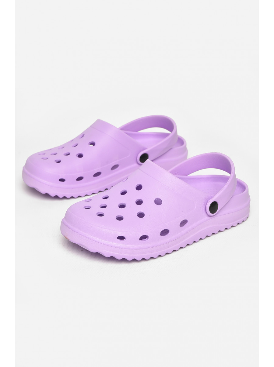 Кроксы женские сиреневого цвета 5063-2 212362C