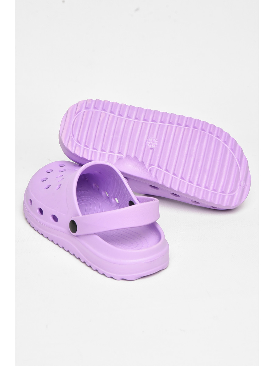 Кроксы женские сиреневого цвета 5063-2 212362C