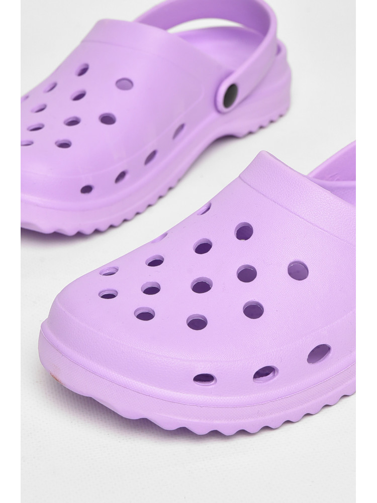 Кроксы женские сиреневого цвета 5063-2 212362C