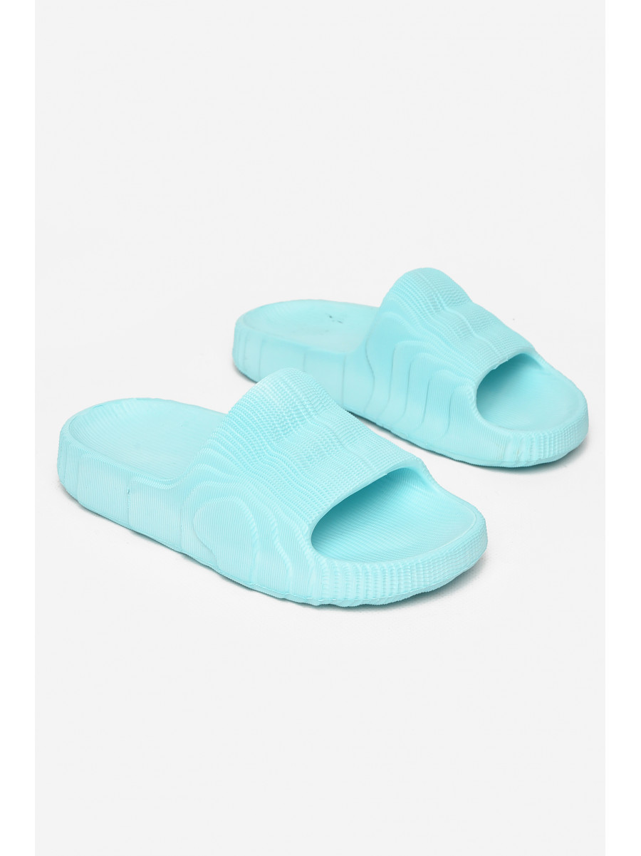 Шлепанцы пена женские голубого цвета 5045-2 212363C