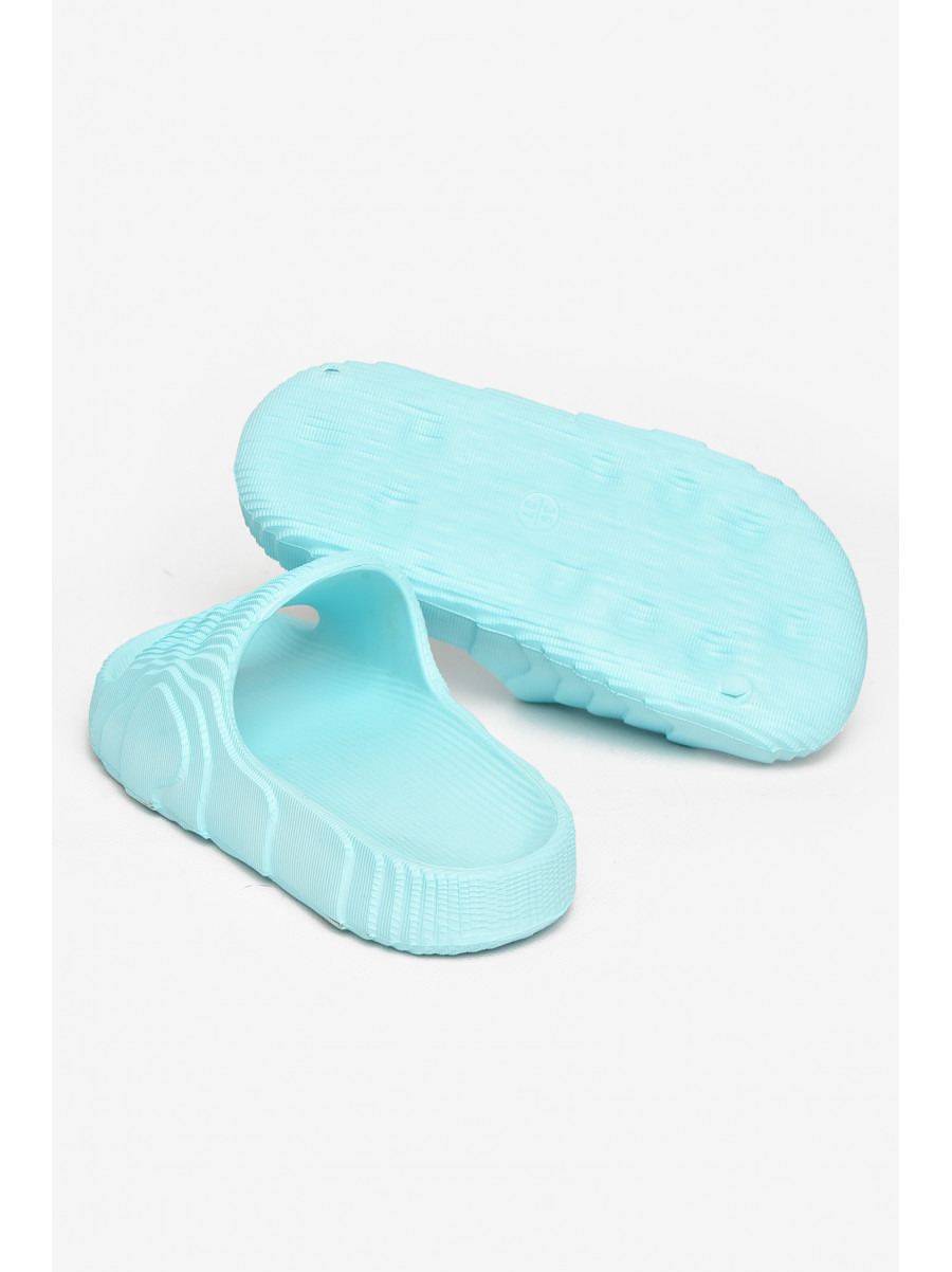 Шлепанцы пена женские голубого цвета 5045-2 212363C