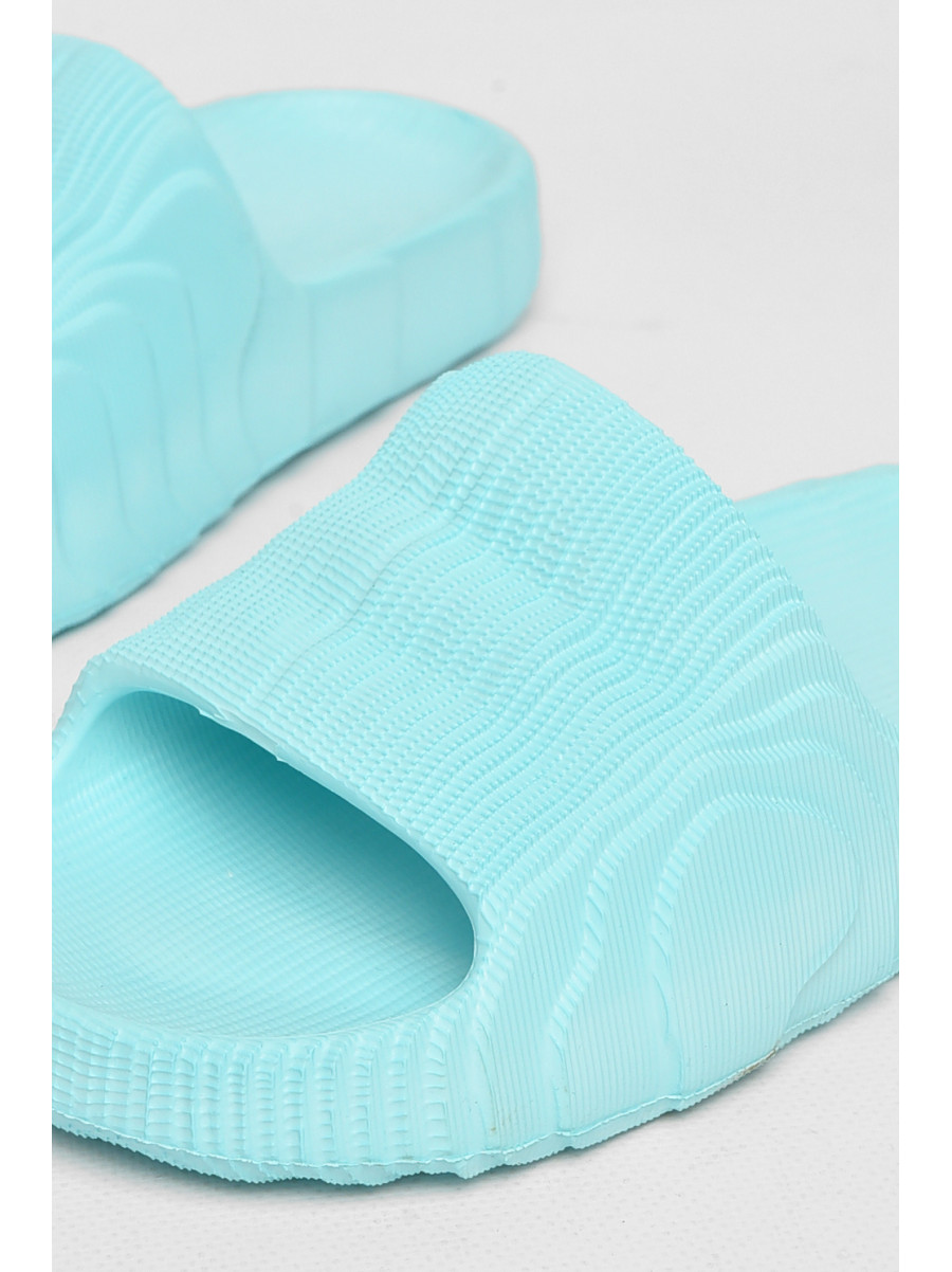 Шлепанцы пена женские голубого цвета 5045-2 212363C