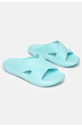 Шлепанцы пена женские голубого цвета 5065-2 212364C