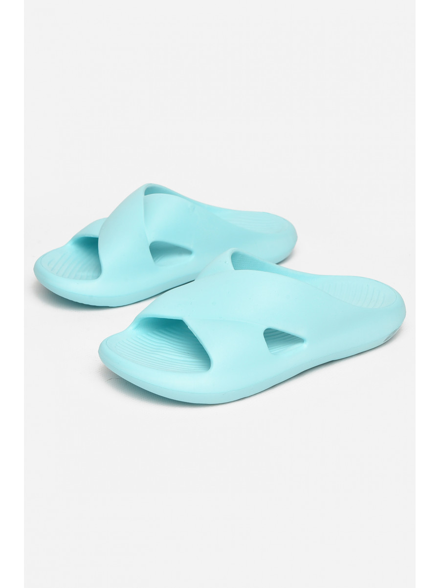 Шлепанцы пена женские голубого цвета 5065-2 212364C