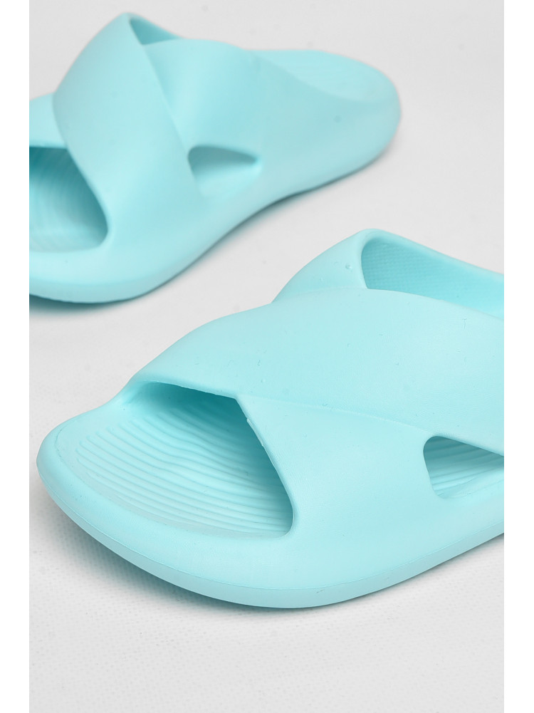 Шлепанцы пена женские голубого цвета 5065-2 212364C