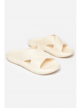 Шлепанцы пена женские молочного цвета 5065-2 212365C