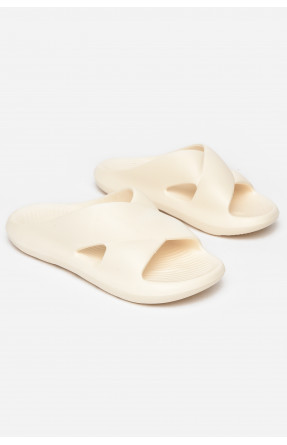 Шлепанцы пена женские молочного цвета 5065-2 212365C