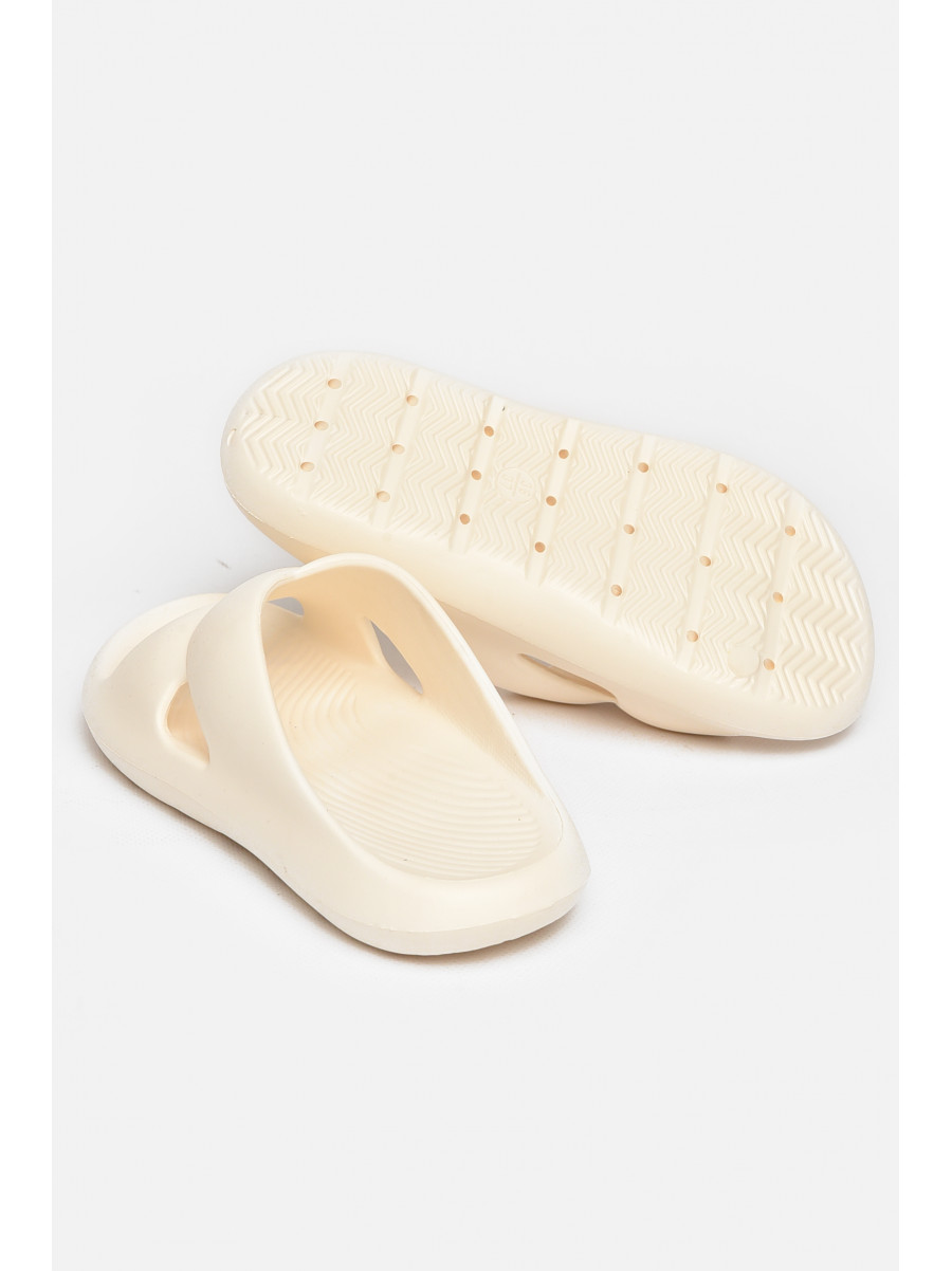 Шлепанцы пена женские молочного цвета 5065-2 212365C