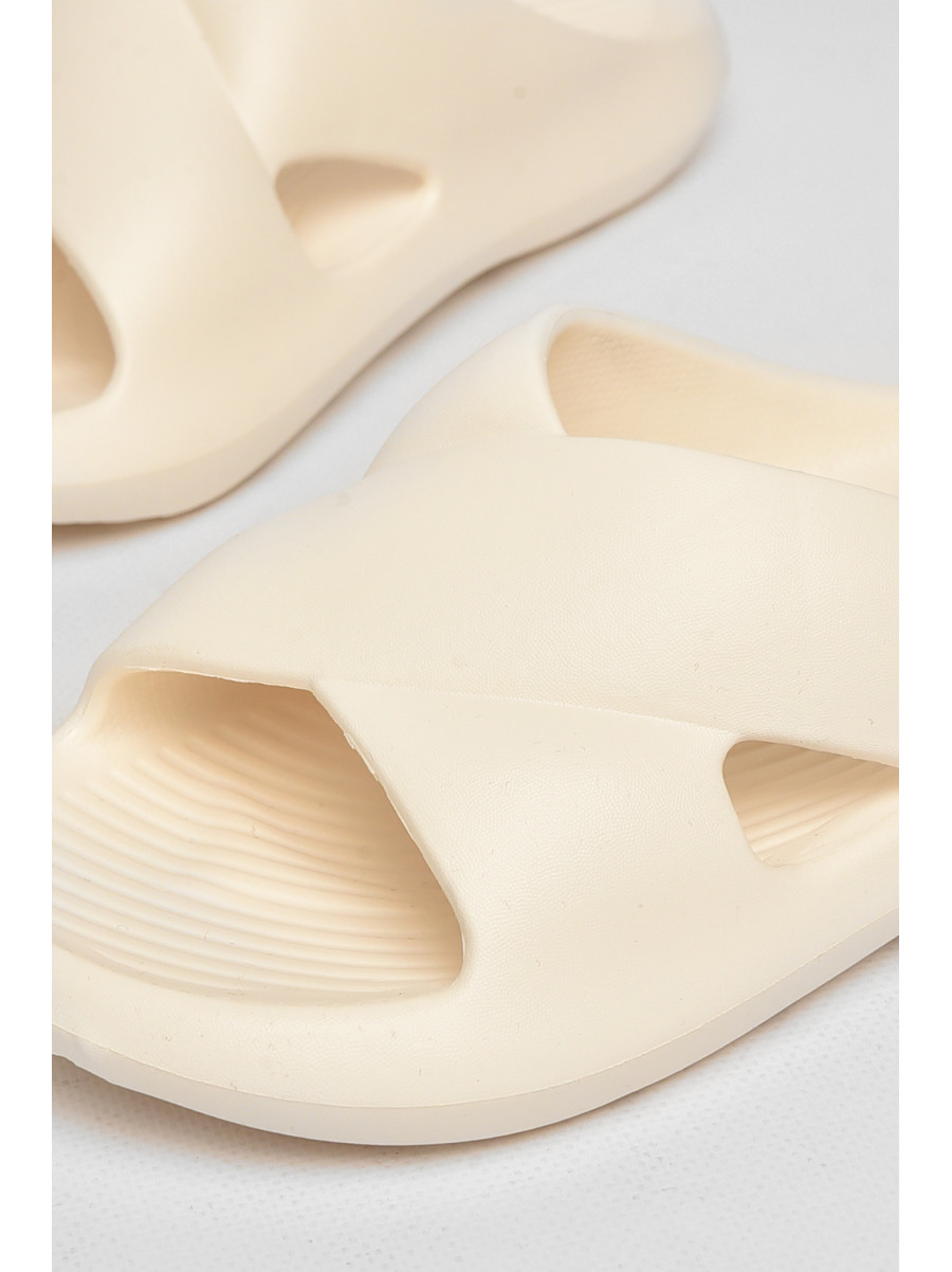 Шлепанцы пена женские молочного цвета 5065-2 212365C
