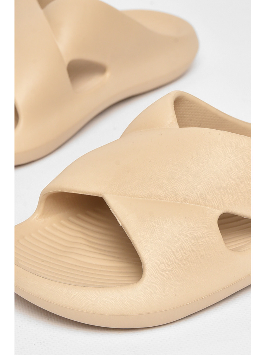 Шлепанцы пена женские бежевого цвета 5065-2 212366C