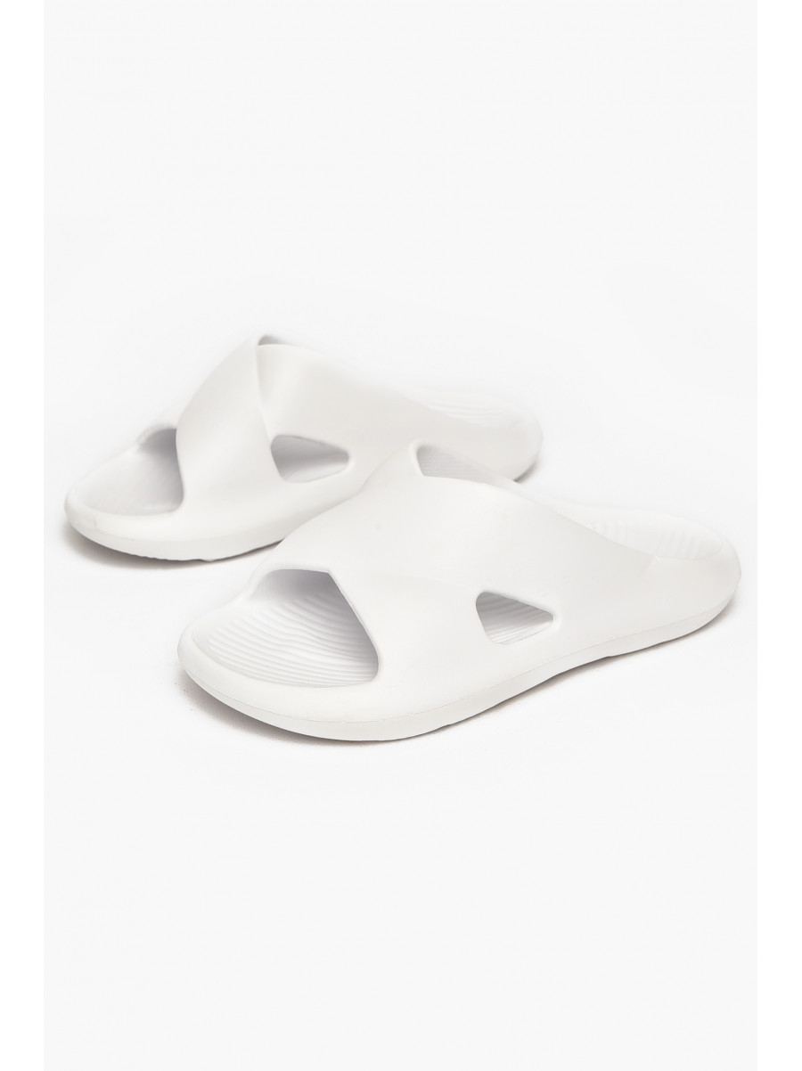 Шлепанцы пена женские белого цвета 5065-2 212367C
