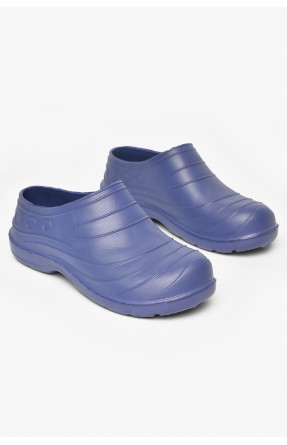 Галоши женские синего цвета Уценка квітка 212370C