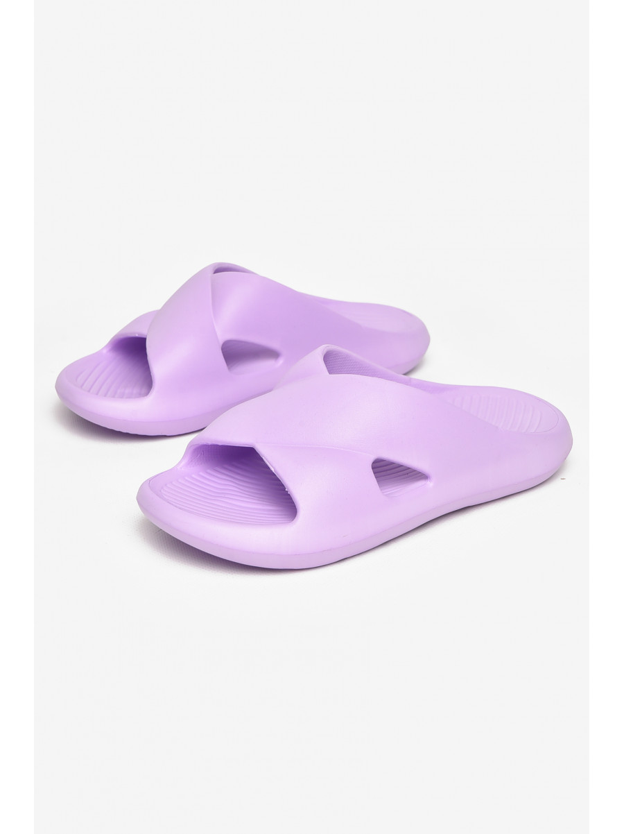Шлепанцы пена женские сиреневого цвета 5065-2 212373C