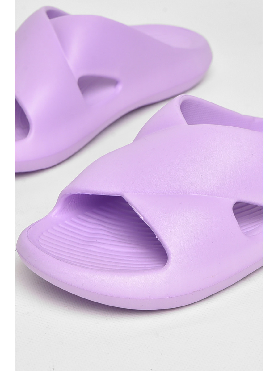 Шлепанцы пена женские сиреневого цвета 5065-2 212373C