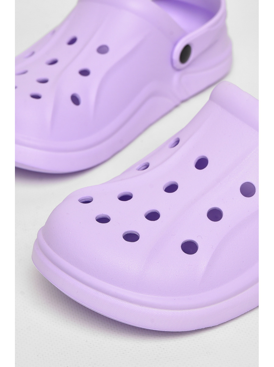 Кроксы женские сиреневого цвета 5068-2 212375C