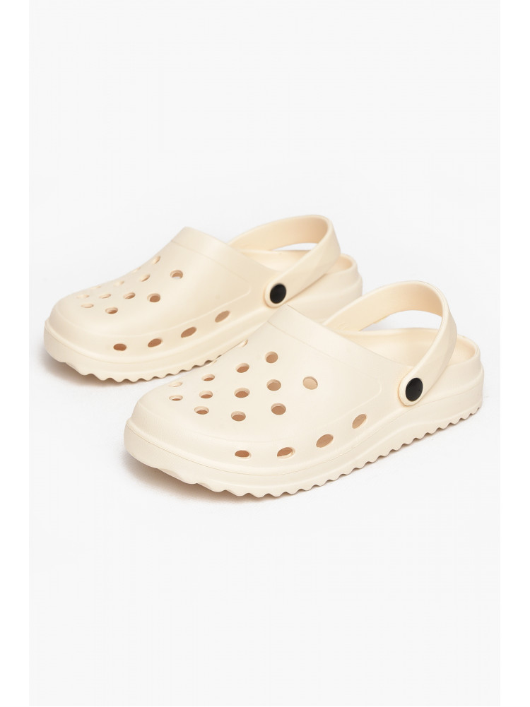 Кроксы женские молочного цвета 5063-2 212376C