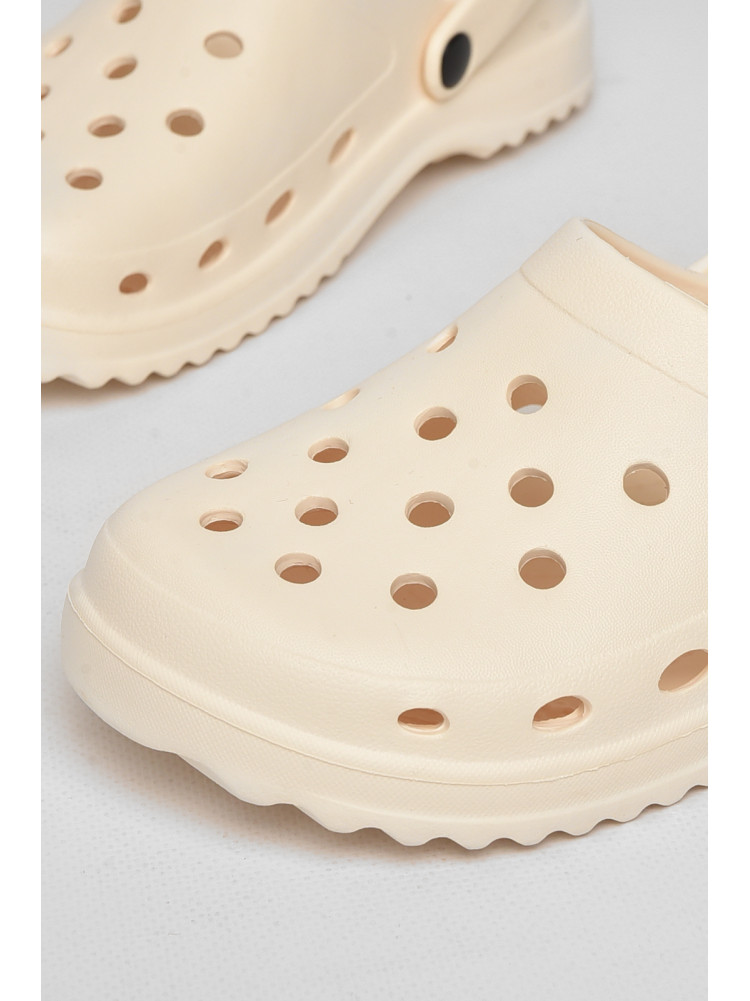 Кроксы женские молочного цвета 5063-2 212376C