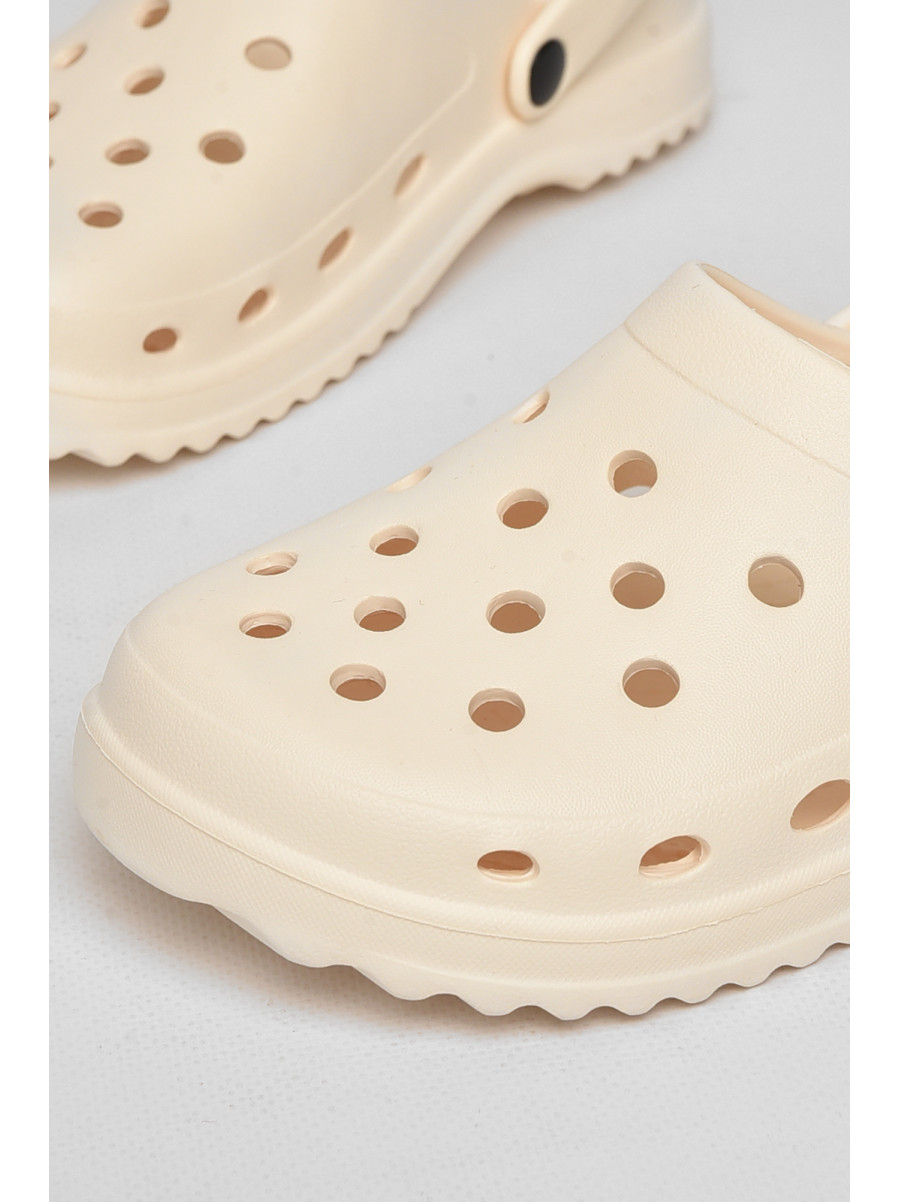 Кроксы женские молочного цвета 5063-2 212376C