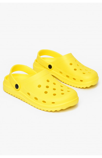 Кроксы женские желтого цвета 5063-2 212377C
