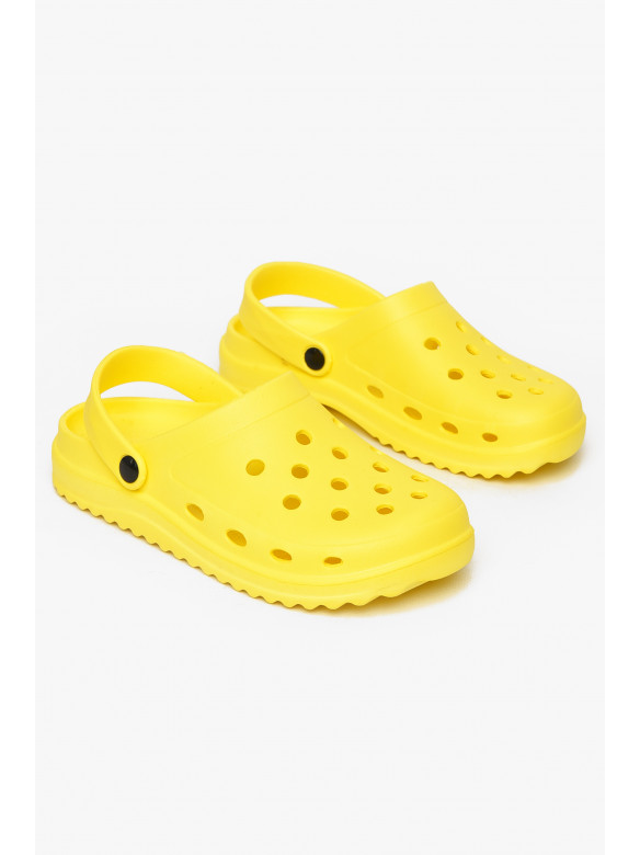 Кроксы женские желтого цвета 5063-2 212377C