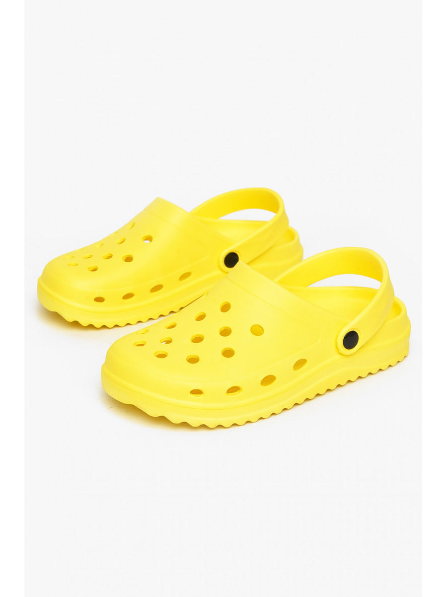 Кроксы женские желтого цвета 5063-2 212377C
