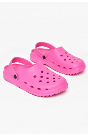 Кроксы женские малинового цвета 5063-2 212378C