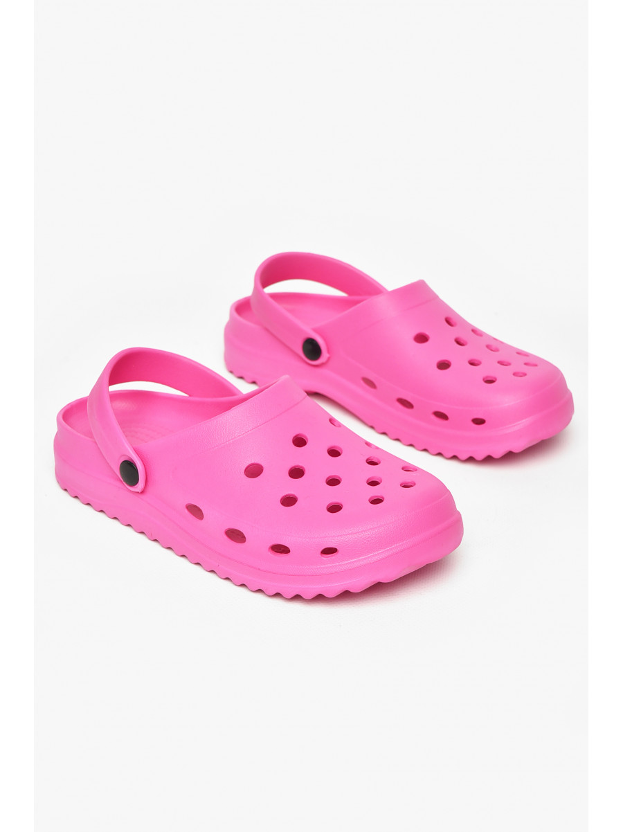 Кроксы женские малинового цвета 5063-2 212378C