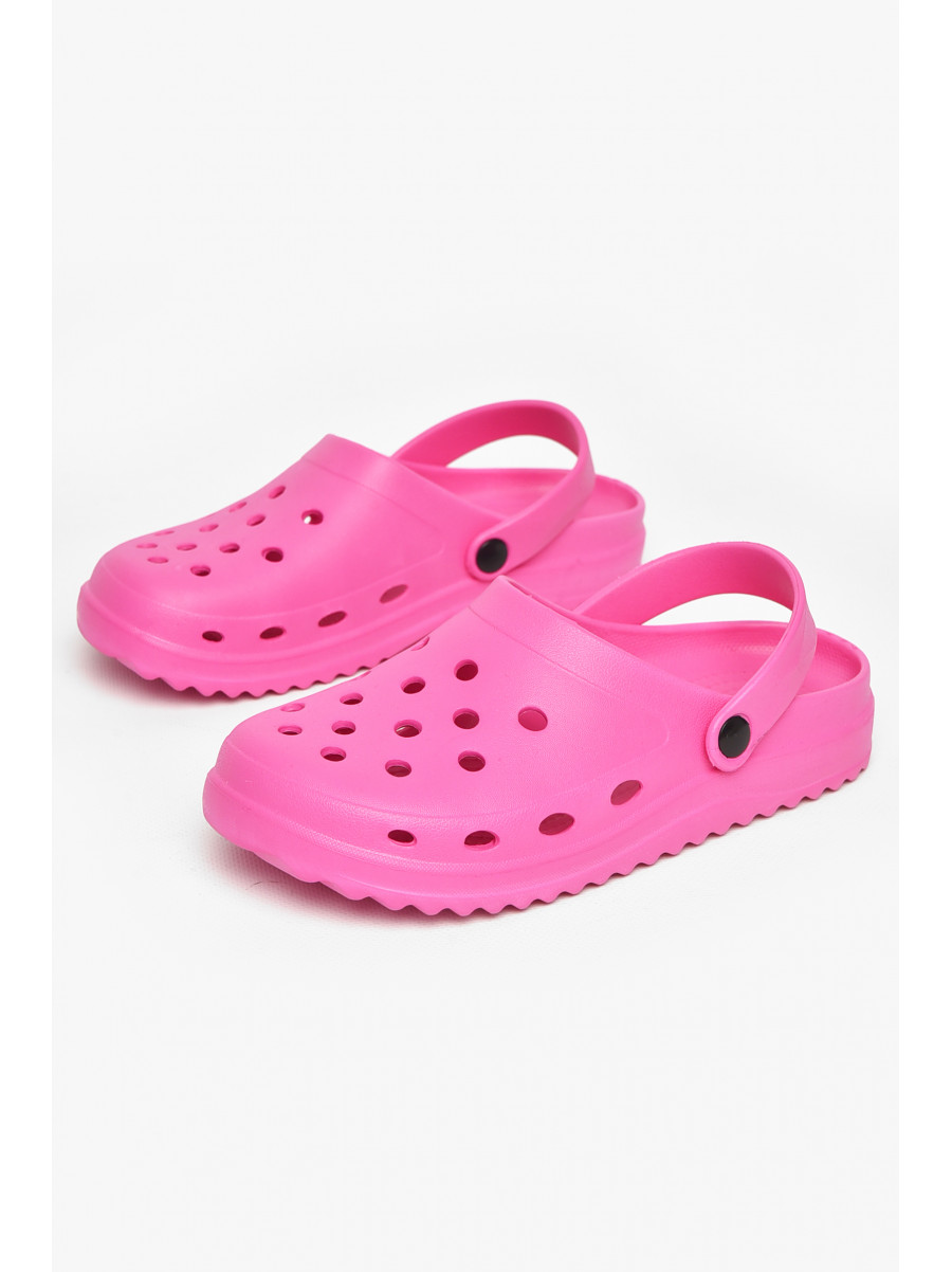 Кроксы женские малинового цвета 5063-2 212378C