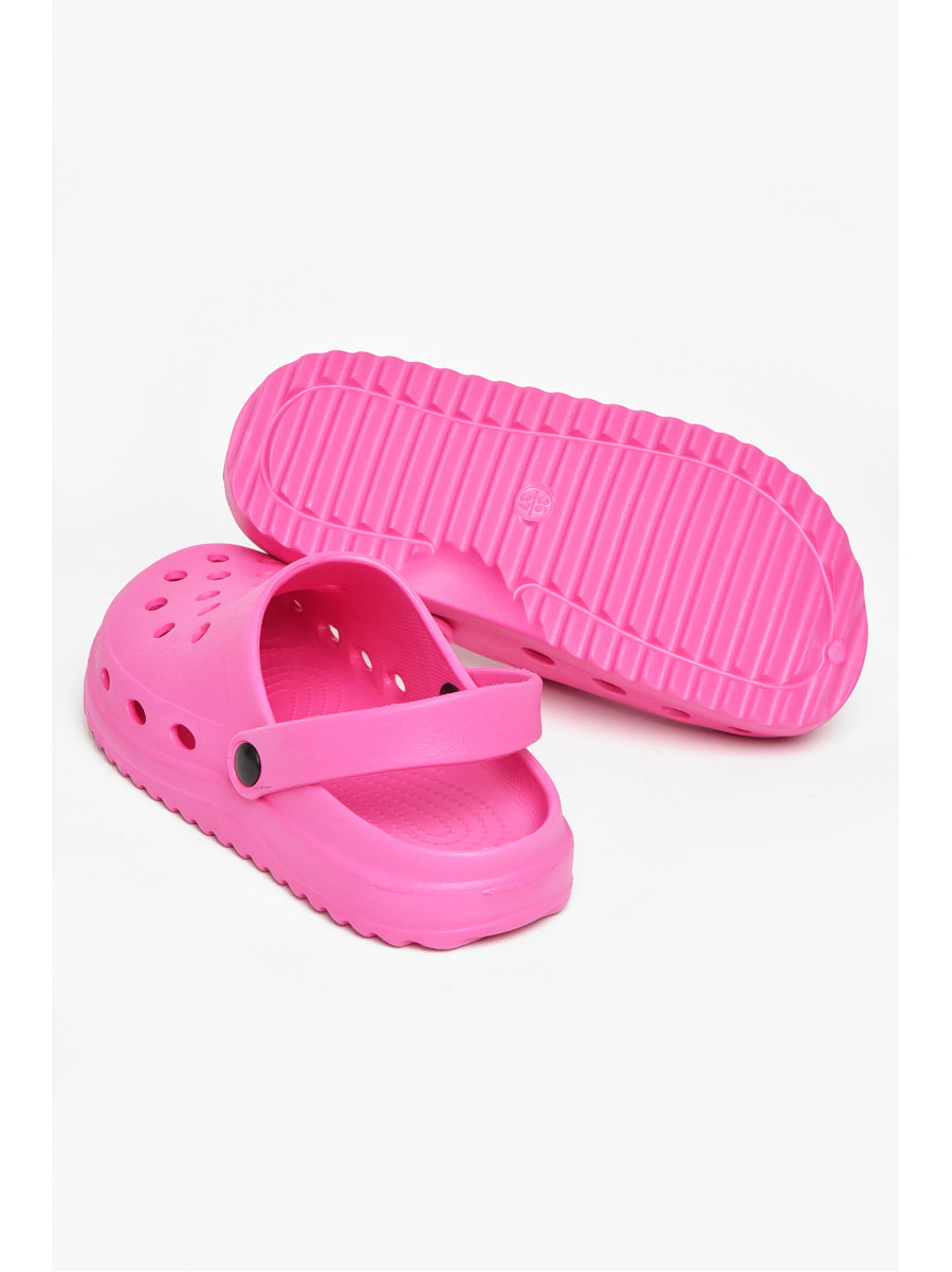 Кроксы женские малинового цвета 5063-2 212378C