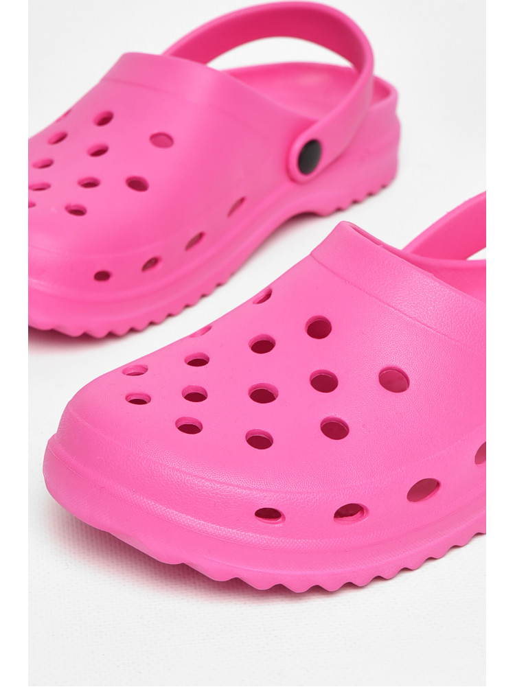 Кроксы женские малинового цвета 5063-2 212378C
