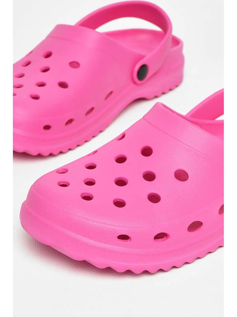 Кроксы женские малинового цвета 5063-2 212378C