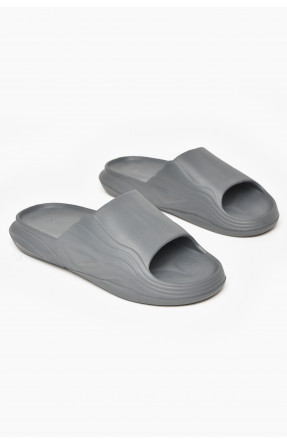Шльопанці чоловічі піна сірого кольору П-38 212381C